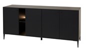 Buffet-DR3-Notte-K715-elegant-black-196cm-Evan