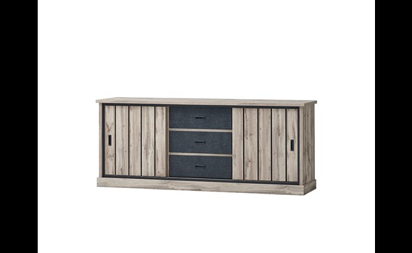 Buffet-Elena-2portes-3tiroirs-canada-oak-Oosterlynck-01