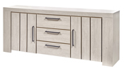 Buffet-Gilles-decor-white-eik-235cm-Bauwens-GBO