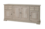 Buffet-Kent-decor-bois-chene-millenium-gris-clair-K540-DR8-196cm-Meubar