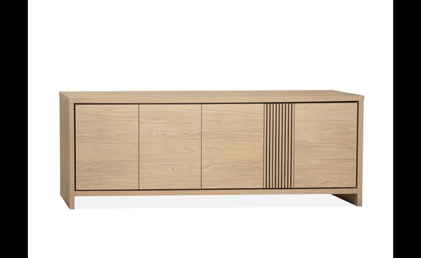 Buffet-Levanzo-lamulux-blond-oak-245cm-205cm-Maxfurn