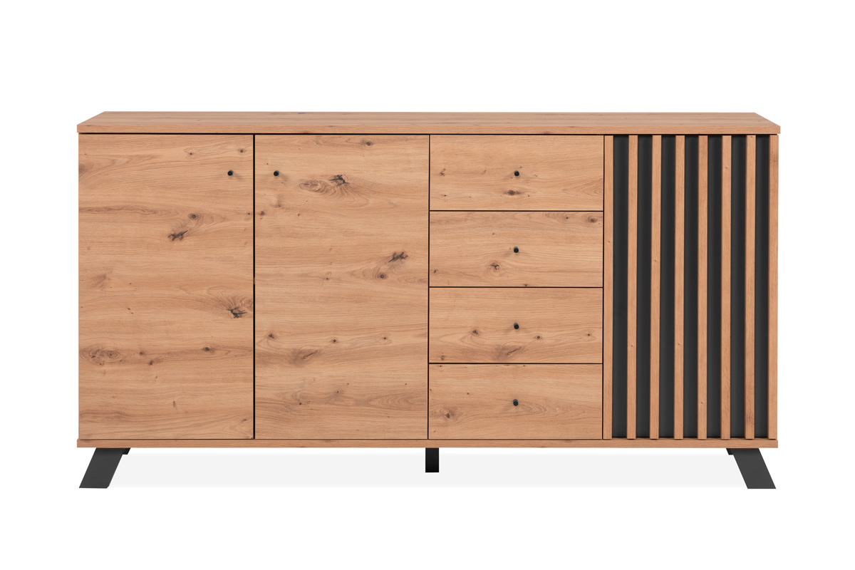 Buffet-Medan-51C-melamine-mdf-artisan-oak-anthracite-front-Finori