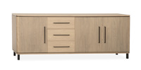 Buffet-Medway-3-portes-3-tiroirs-lamulux-blond-oak-Maxfurn