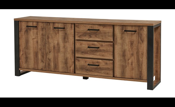 Buffet-Onno-decor-tropix-225cm-Bauwens-GBO