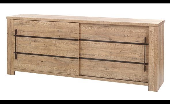 Buffet-Otto-decor-scarlet-oak-230cm-Bauwens-GBO