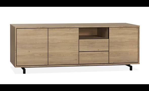 Buffet-Panama-3-portes-2-tiroirs-1-niche-old-teak-Maxfurn