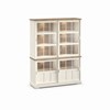 Buffet-Patio-DR3GL-2-portes-vitrees-dessus-buffet-WV8-2-portes-vitrees-K468-larik-old-teak-front-Evan