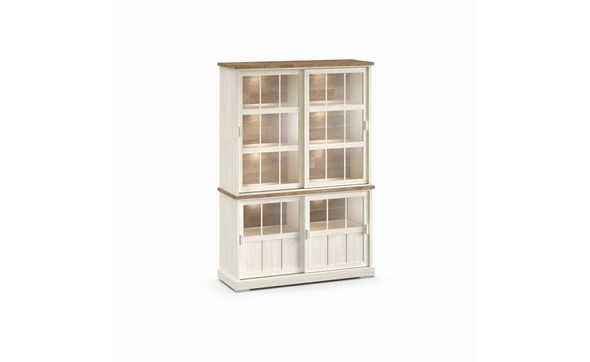 Buffet-Patio-DR4GL-2-portes-vitrees-dessus-buffet-WV9-2-portes-vitrees-K468-larik-old-teak-front-Evan