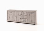 Buffet-Poznan-portes-tiroirs-decor-chene-wellington-214cm-Divaco