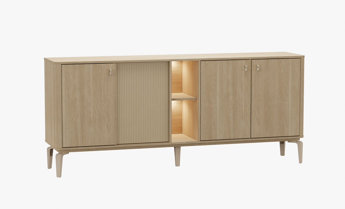 Buffet-Ravello-DR2-melamine-sand-oak-nat-champagne-side-Evan