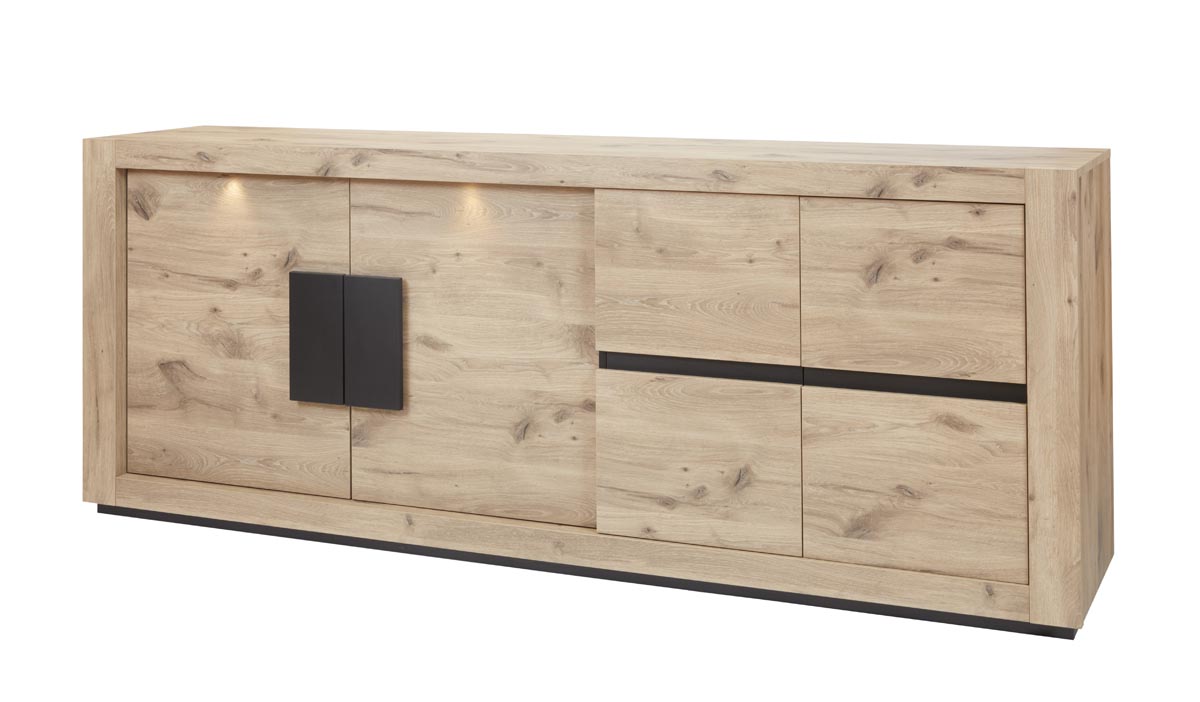 Buffet-San-Marino-DR240CM-decor-canyon-oak-GBO-Bauwens