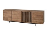 Buffet-Slato-decor-bois-old-teck-K670-sans-eclairage-DR1-Evan