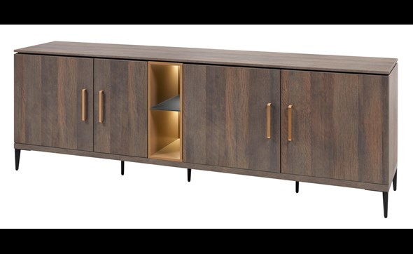 Buffet-Star-DR1-decor-bois-golden-oak-245cm-Evan