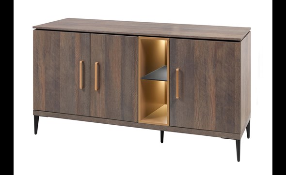 Buffet-Star-DR4-decor-bois-golden-oak-158cm-Evan