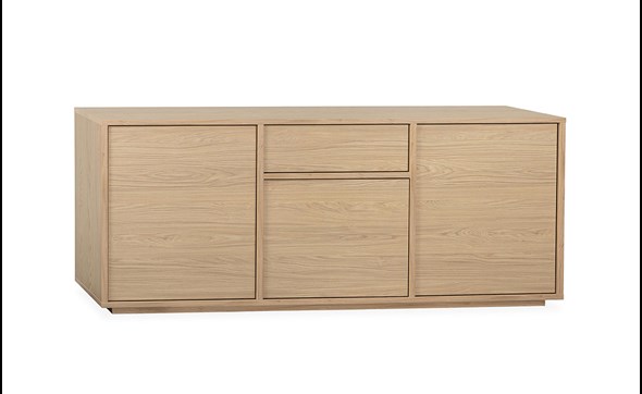Buffet-Tokio-3-portes-1-tiroir-180cm-blond-oak-Maxfurn