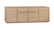 Buffet-Tokio-4-portes-2-tiroirs-180cm-blond-oak-Maxfurn
