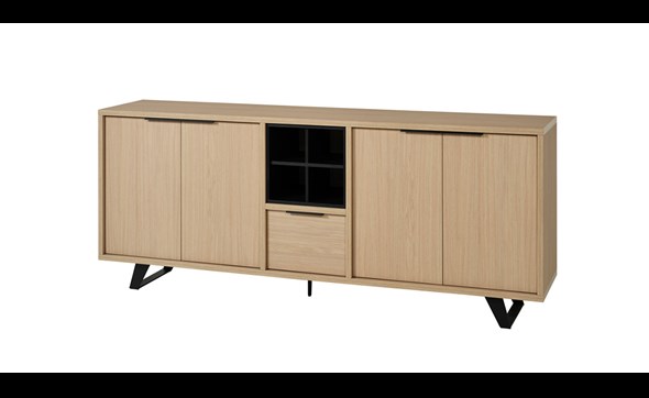 Buffet-Veneto-DR7-melamine-elegant-black-oak-K726-01-Meubar