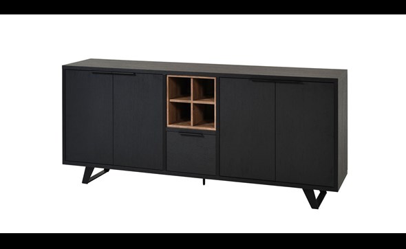 Buffet-Veneto-DR7-melamine-elegant-black-old-teak-K717-01-Meubar