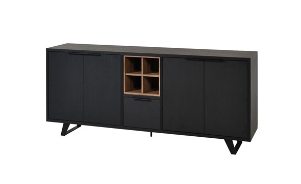 Buffet-Veneto-DR7-melamine-elegant-black-old-teak-K717-01-Meubar