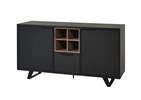 Buffet-Veneto-DR8-melamine-elegant-black-old-teak-K717-01-Meubar