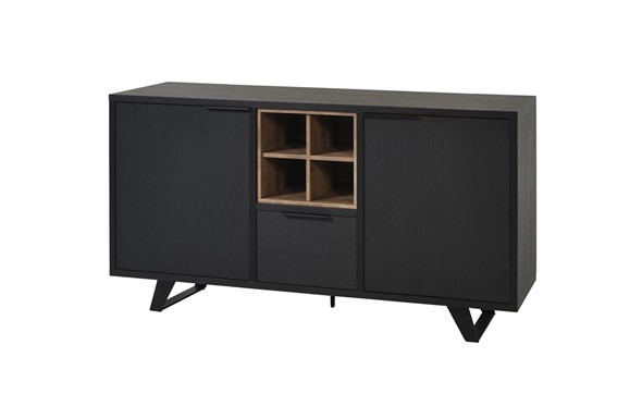 Buffet-Veneto-DR8-melamine-elegant-black-old-teak-K717-01-Meubar