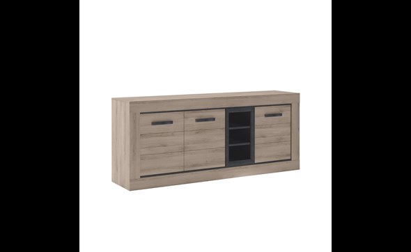 Buffet-Wim-decor-bois-223cm-Dullaert