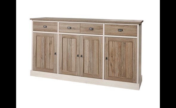 Buffet-haut-4-portes-4-tiroirs-York-decor-bois-meleze-chene-K499-HB2-215cm-Meubar