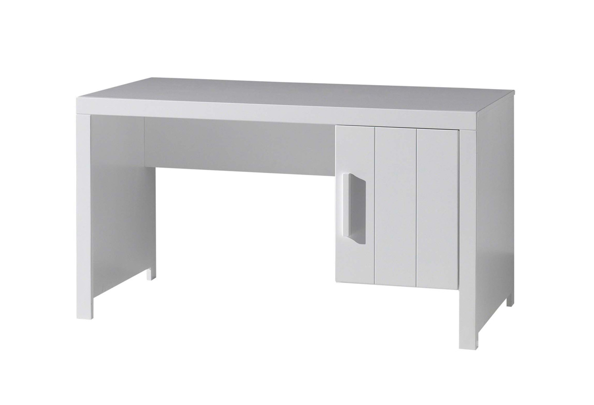 Bureau-1-porte-Erik-MDF-laque-blanc-pin-massif-137cm-Vipack