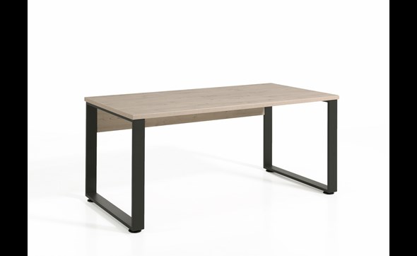 Bureau-Capo-kastanje-zwart-BU17-170cm-Neyt