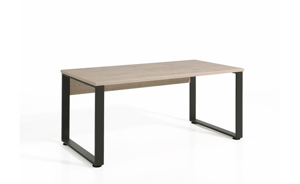 Bureau-Capo-kastanje-zwart-BU17-170cm-Neyt