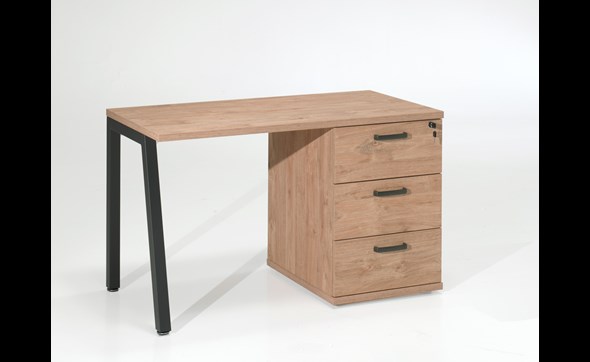 Bureau-Home-Space-decor-bois-gouden-chene-120cm-Neyt