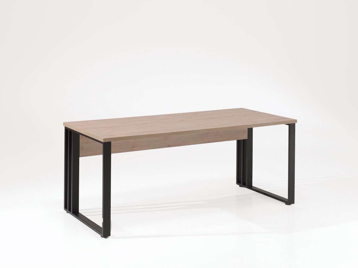 Bureau 80 cm en bois naturel - KAITO