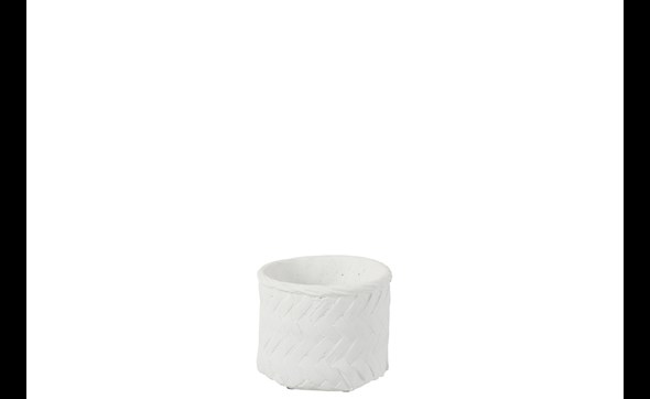 Cache-Pot-Imitation-Tissage-1082-Ciment-Blanc-Extrasmall-01-Jolipa