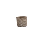 Cache-Pot-Imitation-Tissage-1088-Ciment-Taupe-Small-01-Jolipa