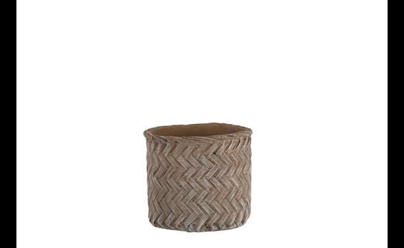Cache-Pot-Imitation-Tissage-1089-Ciment-Taupe-Medium-01-Jolipa