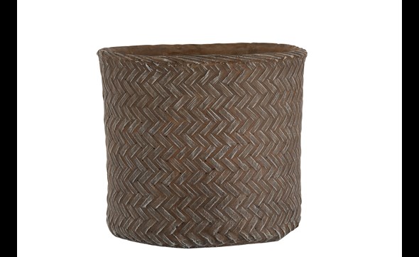 Cache-Pot-Imitation-Tissage-1091-Ciment-Taupe-Extralarge-01-Jolipa