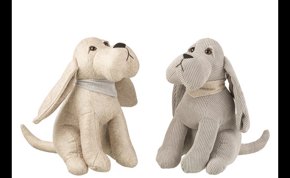 Cale-porte-chiens-18202-imitation-cuir-beige-gris-Jolipa
