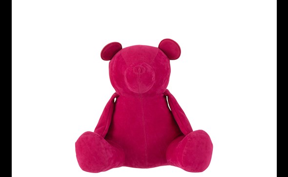 Cale-porte-ours-2715-mat-velours-rose-M-01-Jolipa