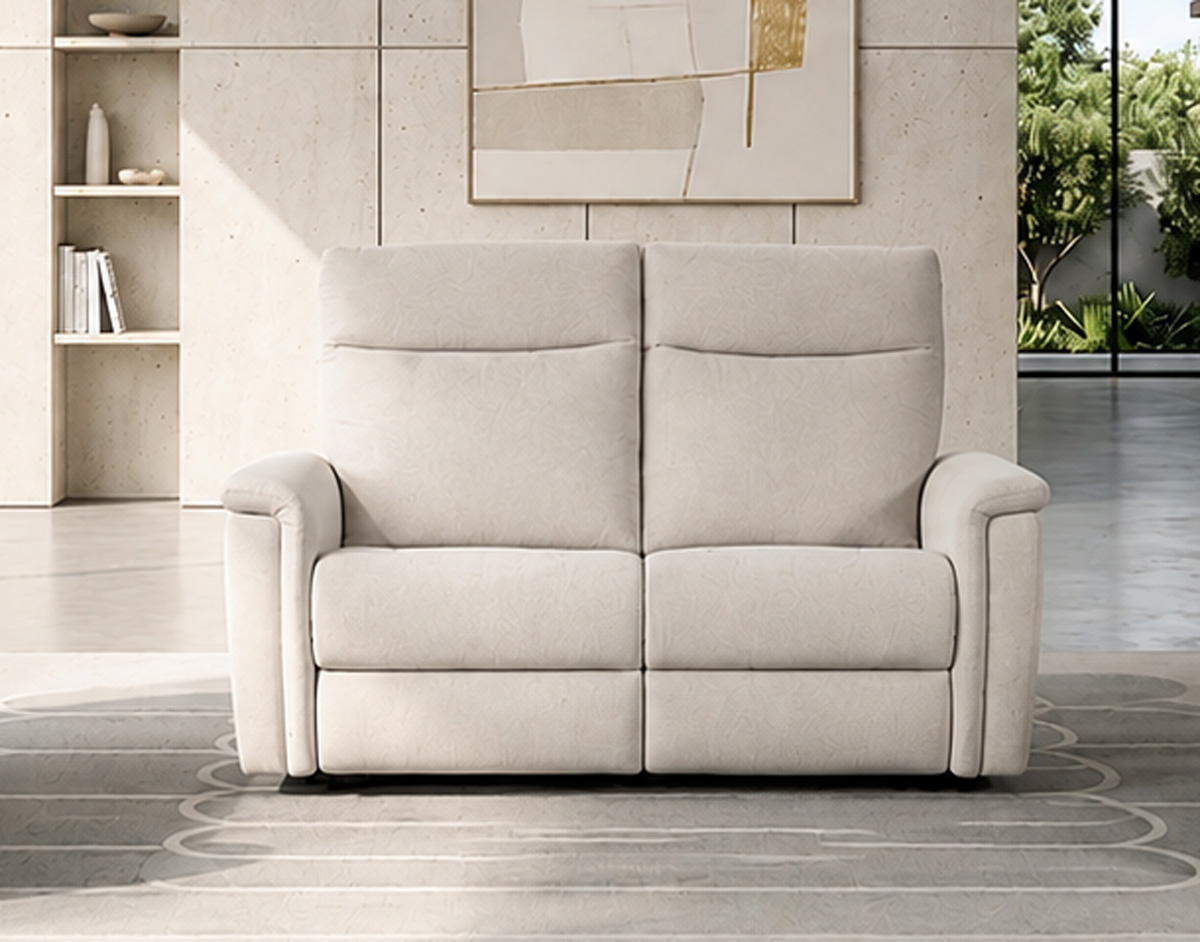 Canape-2-places-Cielo-tissu-beige-Comodi-Sofa