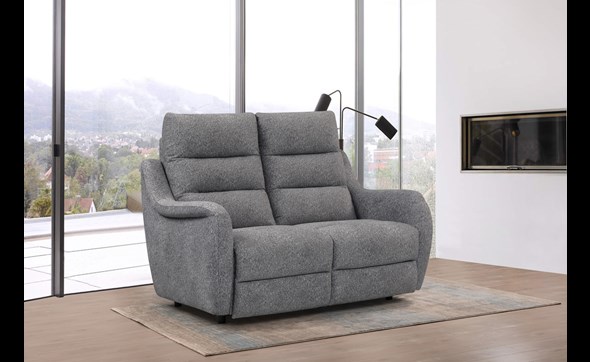 Canape-2-places-Mitira-gris-clair-Comodi-Sofa