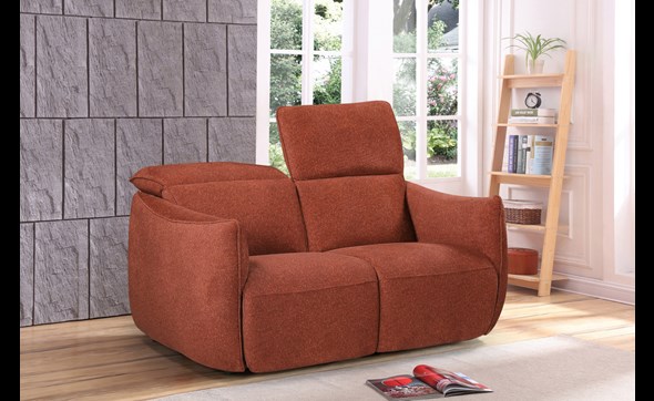 Canape-2-places-Pepper-tissu-brique-01-Comodi-Sofa