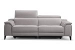 Canape-3-places-Argento-2-relax-electriques-cuir-royal-1025-grigio-bianco-pieds-titanio-scuro-front-Diva-Divani