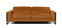 Canape-3-places-Pier-cuir-bull-363-cognac-pied-metal-noir-mat-Calia