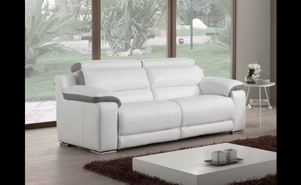 Canape-3-places-fixe-Murano-cuir-super-blanc-37071-détail-gris-37088-214cm-Altoni