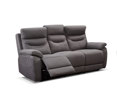 Canape-Calor-tissu-marron-qatar-dark-brown-3-places-relax-electrique-Comodi-Sofa