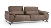 Canape-Caravel-tissu-marron-cat-S2-elephant-3-places-Comodi-Sofa