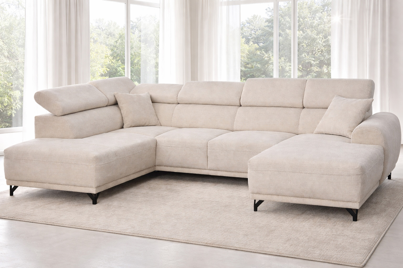 Canape-Otylia-tissu-gris-8L+3+7R-Alcos