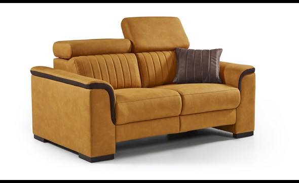 Canape-Roman-tissu-mozart-teja-moutarde-2pl-fixe-Comodi-Sofa