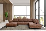Canape-agngle-Wout-LC-2-ABR-tissu-preston-23-brun-Divaco