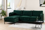 Canape-angle-3356-F610-tissu-vert-ambi-Pro-Furn